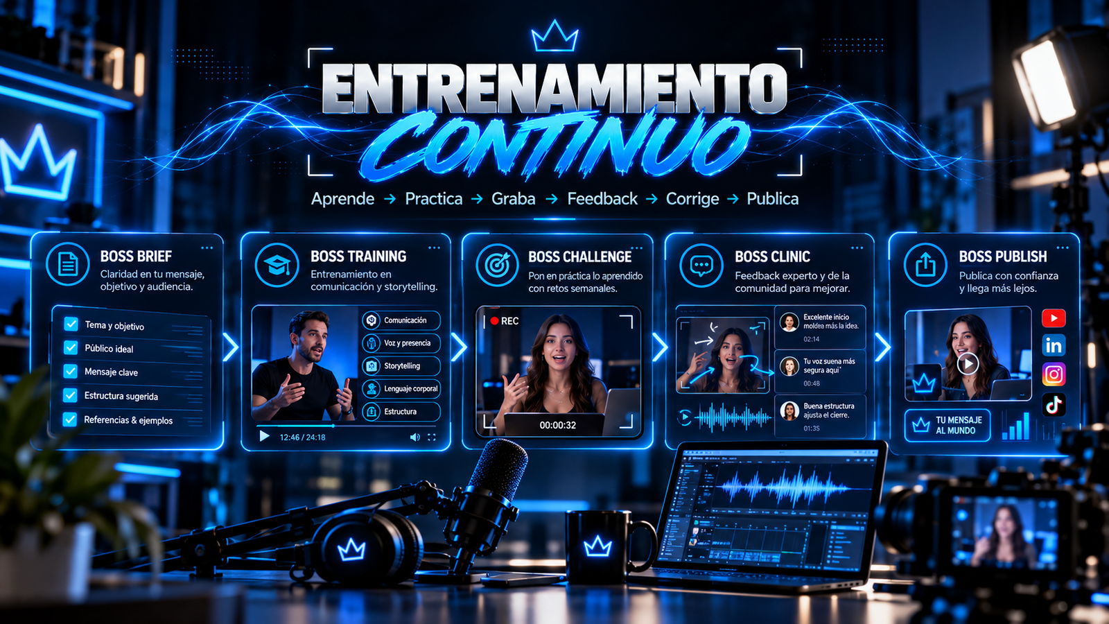 Entrenamiento continuo Speaker Boss